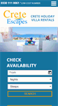 Mobile Screenshot of crete-escapes.com